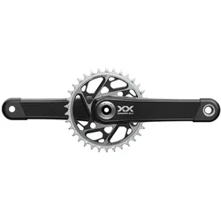 SRAM XX SL Eagle DUB Kurbel | 55 mm Kettenlinie 174 mm Q-Faktor | schw