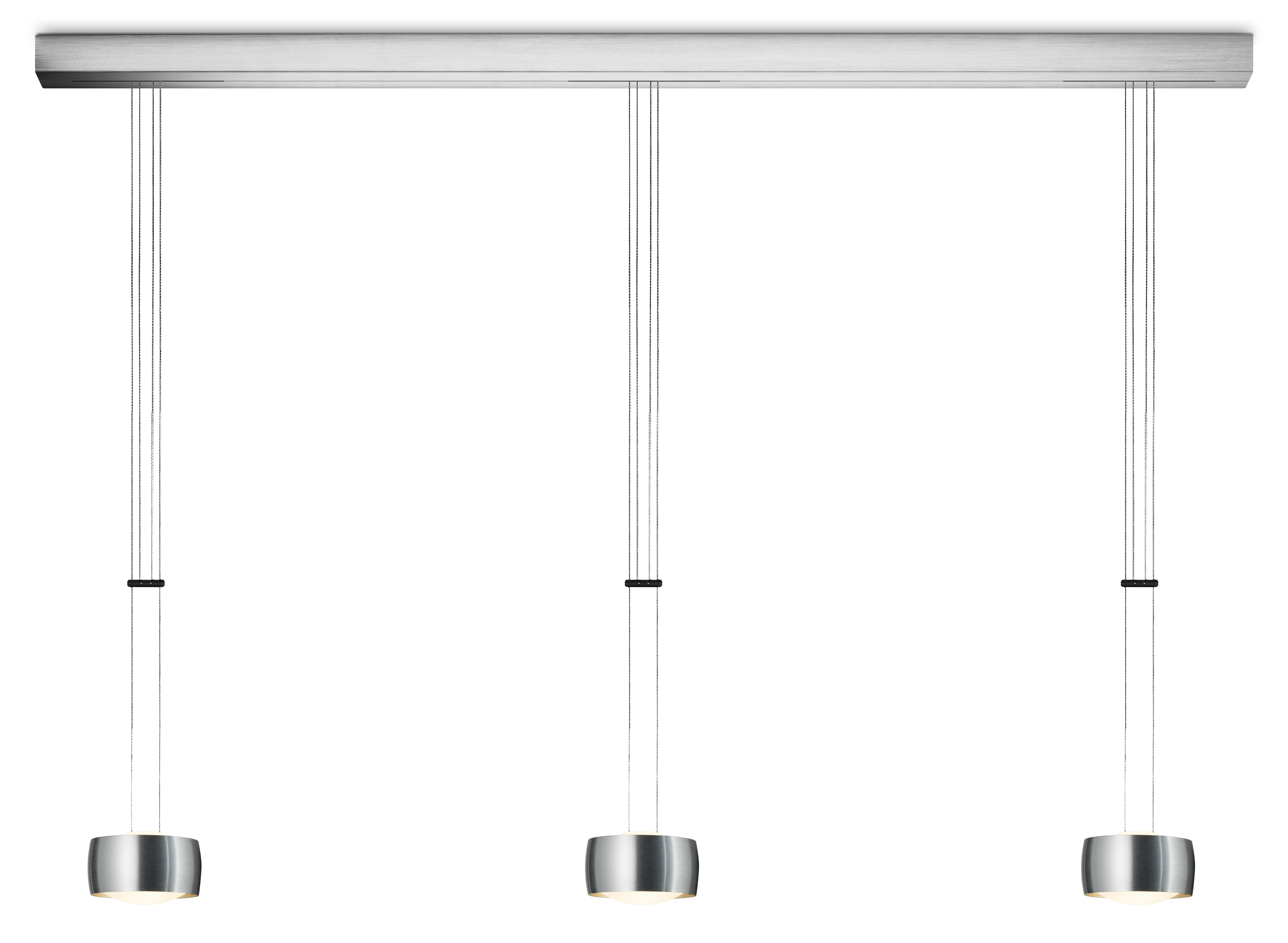 Oligo LED-3er-Pendelleuchte GRACE Alu G42-931-37-12 4035162337929