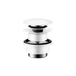 Hansgrohe Einlauf für Waschbecken 6,3 cm Matt Weiß 50100700
