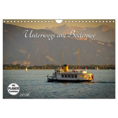 Unterwegs am Bodensee (Wandkalender 2026 DIN A4 quer), CALVENDO Monatskalender