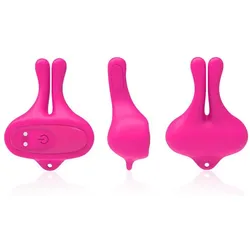 Armony, Vibrator, - Kaninchenform Vibration Magnetische Nippelklemmen Rosa