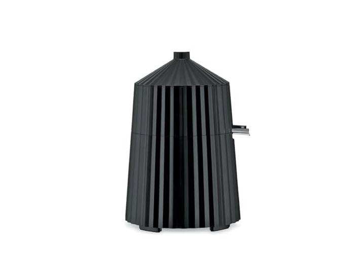 Alessi Plissé MDL07 B - Presse-Agrumes Électrique Design\, en Résine Thermoplastique\, Fiche Européenne 80 W\, Noir