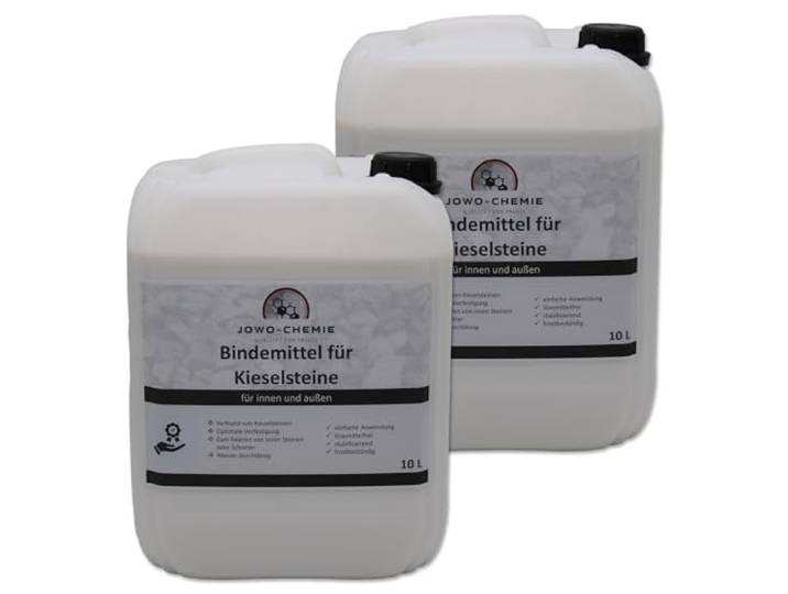 Kiesbinder/Mulchbinder (20L) Kiesverfestiger Bindemittel für Kies/Schotter und Mulch aller Art Mulchbinder Gartenbahn Steinweg (20L)