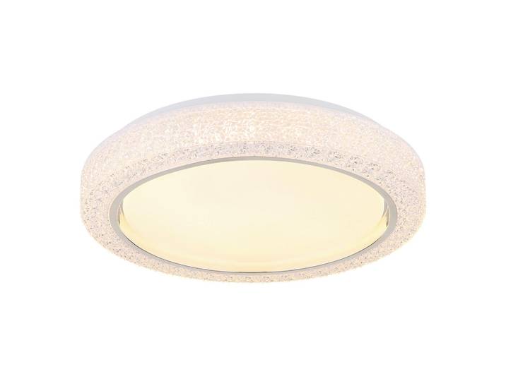 Globo Led-Deckenleuchte, Klar, Opal, Chromfarben, Metall, Kunststoff, rund, F, 8 cm, CE, Lampen & Leuchten, Innenbeleuchtung, Deckenlampe, Deckenlampen