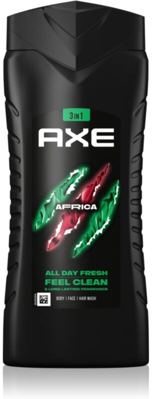 Axe Africa Brusegel til ansigt, krop og hår 400 ml