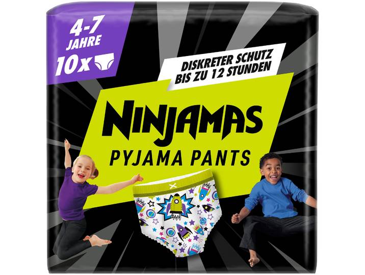 Ninjamas Underjams Raumschiff 4-7 Jahre 10 Stück