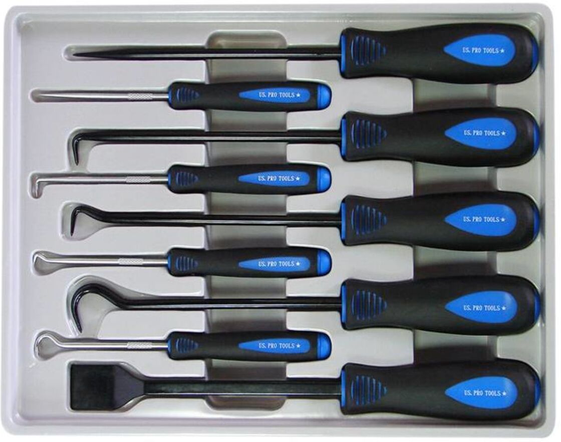 Conjunto de ganchos e raspadores, 9pcs. PROFITOOL 0XAT8045