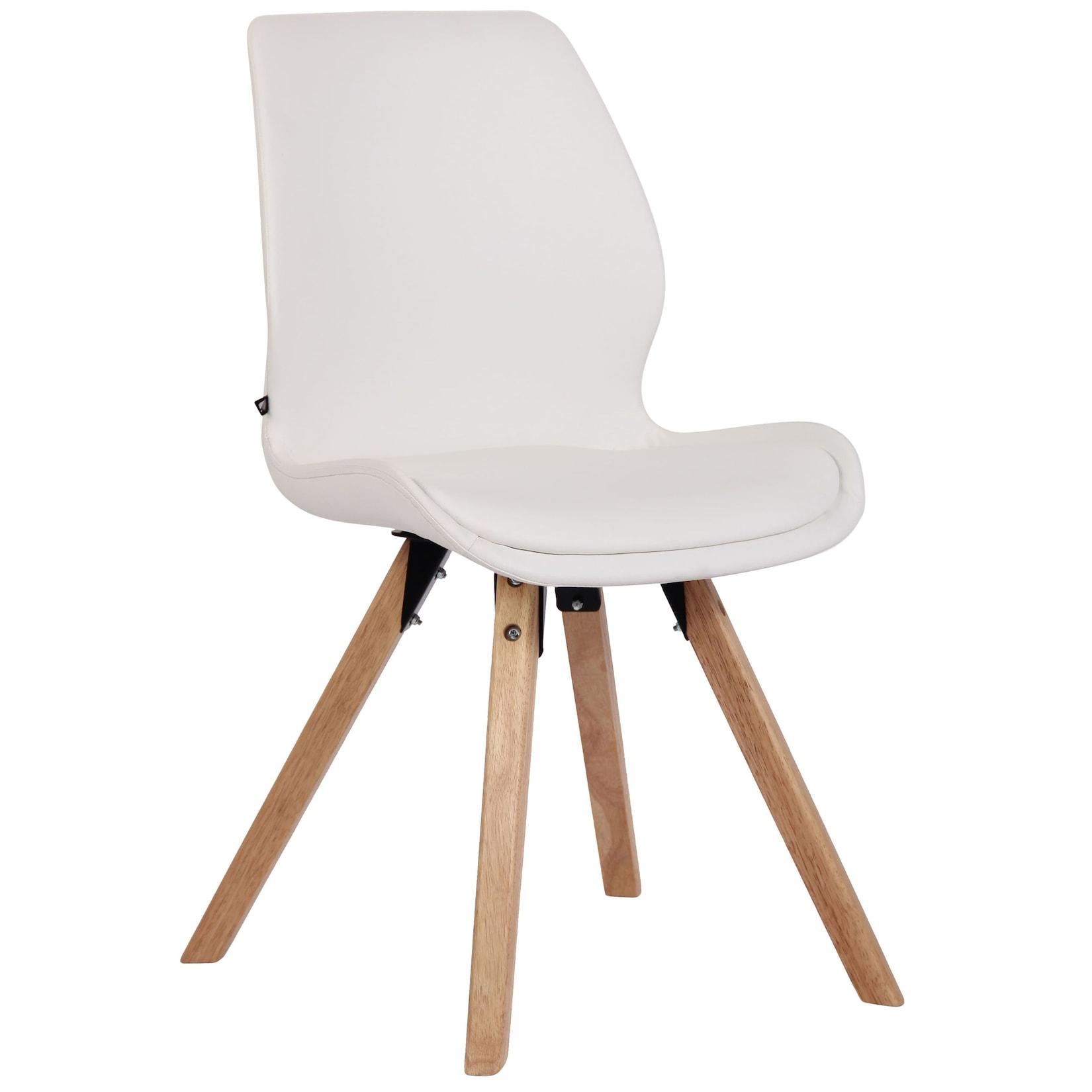 CLP Stuhl Luna Kunstleder Farbe: weiß, Material: Kunstleder
