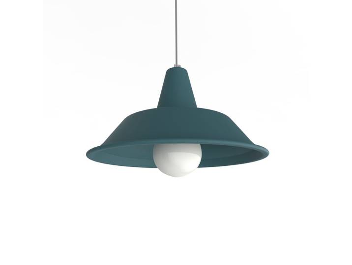 Duna - lampe à suspension en métal bleu e27