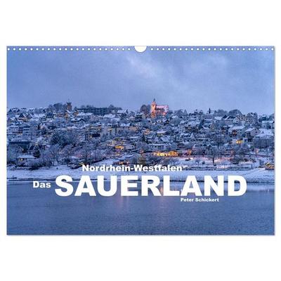 Nordrhein-Westfalen - Das Sauerland (Wandkalender 2027 DIN A3 quer), CALVENDO Monatskalender