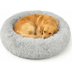 Relaxdays Hundebett (Hund, Katze), Hundebett + Katzenbett