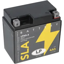 Batterie AGM SLA 12V 4Ah für Motorrad Startbatterie MS LTX5-3