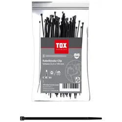 TOX Kabelbinder Clip 2,5 x 100 mm schwarz