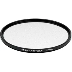 JJC F BD72 2 72mm Black Diffusion Filter (72 mm, Diffusionsfilter), Objektivfilter, Schwarz