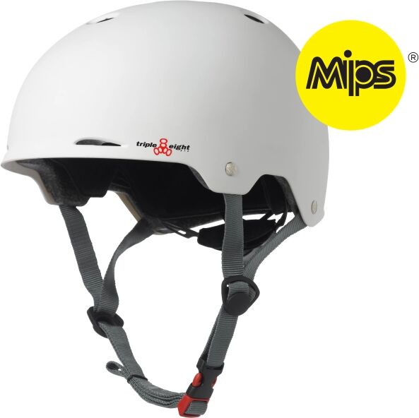 Skate Helm Triple Eight Gotham MiPS (L/XL - Weiß)