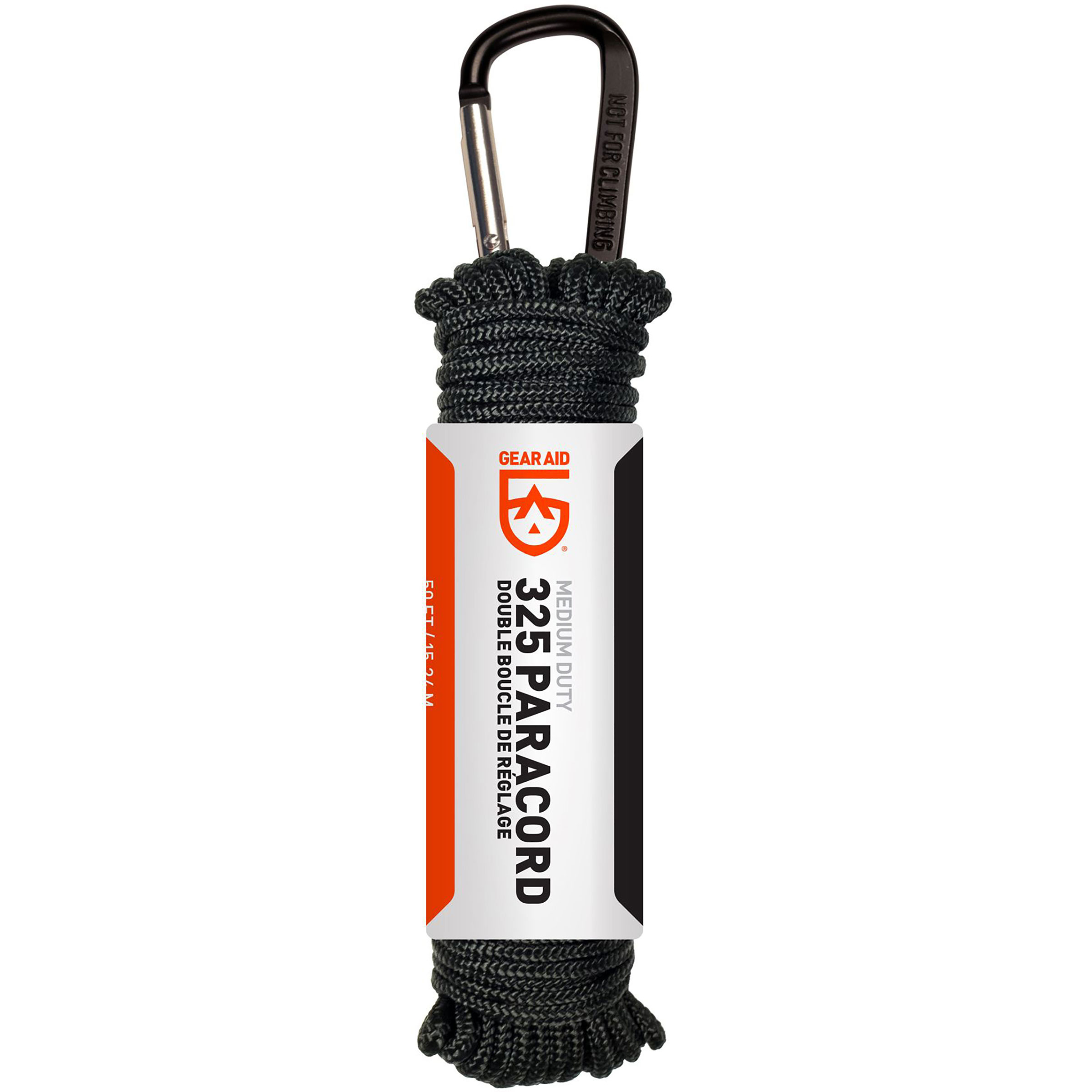 GearAid Paracord 325 Seil Reparatur & Ersatzteile schwarz Größe 15M
