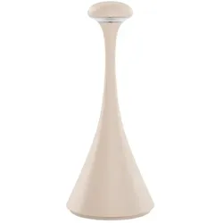 SIGOR LED-Akku-Tischleuchte NUDROP MINI, IP54, 21cm, 1.8W 2200/2700K (FlexMood) 133lm, Easy-Connect, dimmbar, dünenbeige SIG-4541401