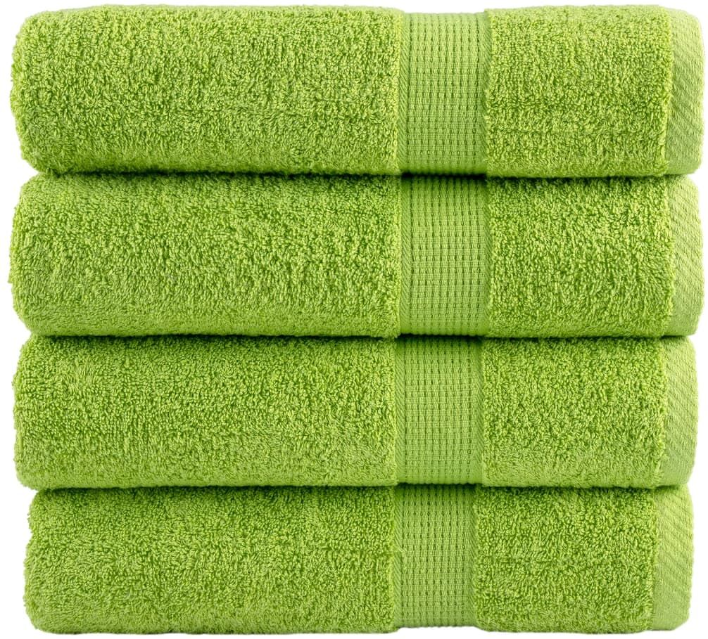 vidaXL Serviettes de douche de qualité supérieure SOLUND 4 pcs
