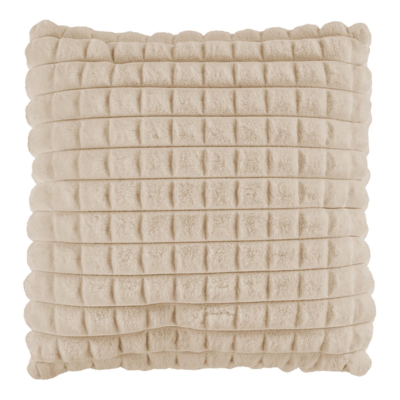 home24 Sierkussen Cloud Lagoon beige, 45 x 45 cm, polyester