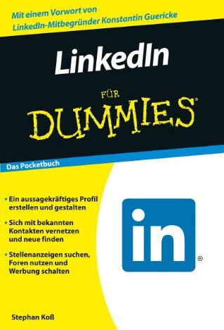 Stephan Koß - LinkedIn für Dummies (Fur Dummies) - Preis vom 09.10.2026 07:28:09 h