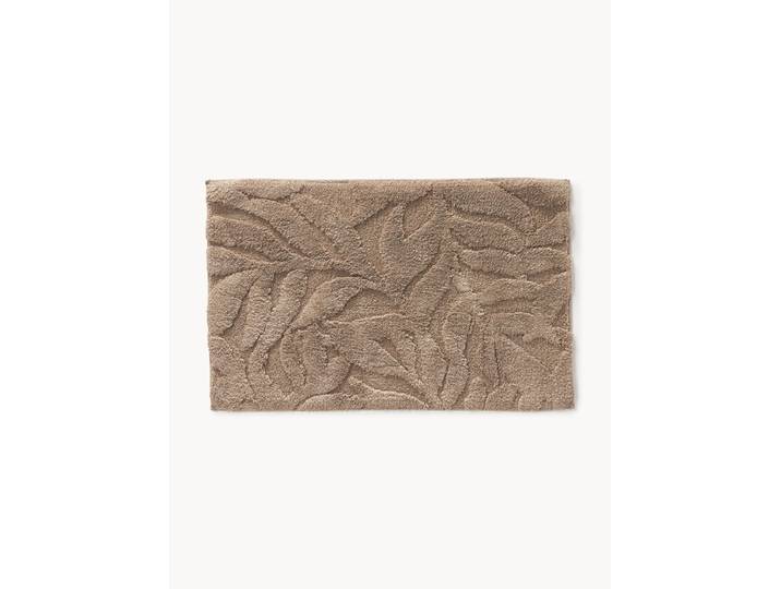 Tapis de bain avec motif haut-bas Leaf, antidérapant