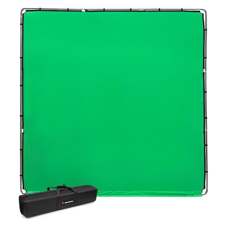 Manfrotto LR83350 StudioLink Chroma Key Green Screen Kit 3x3m (300 cm, 300 cm) (LL LR83350)