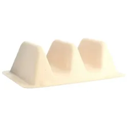 MONOUSO - Ständer für Tacos aus Zuckerrohr 18x11x5cm (75 Stück)