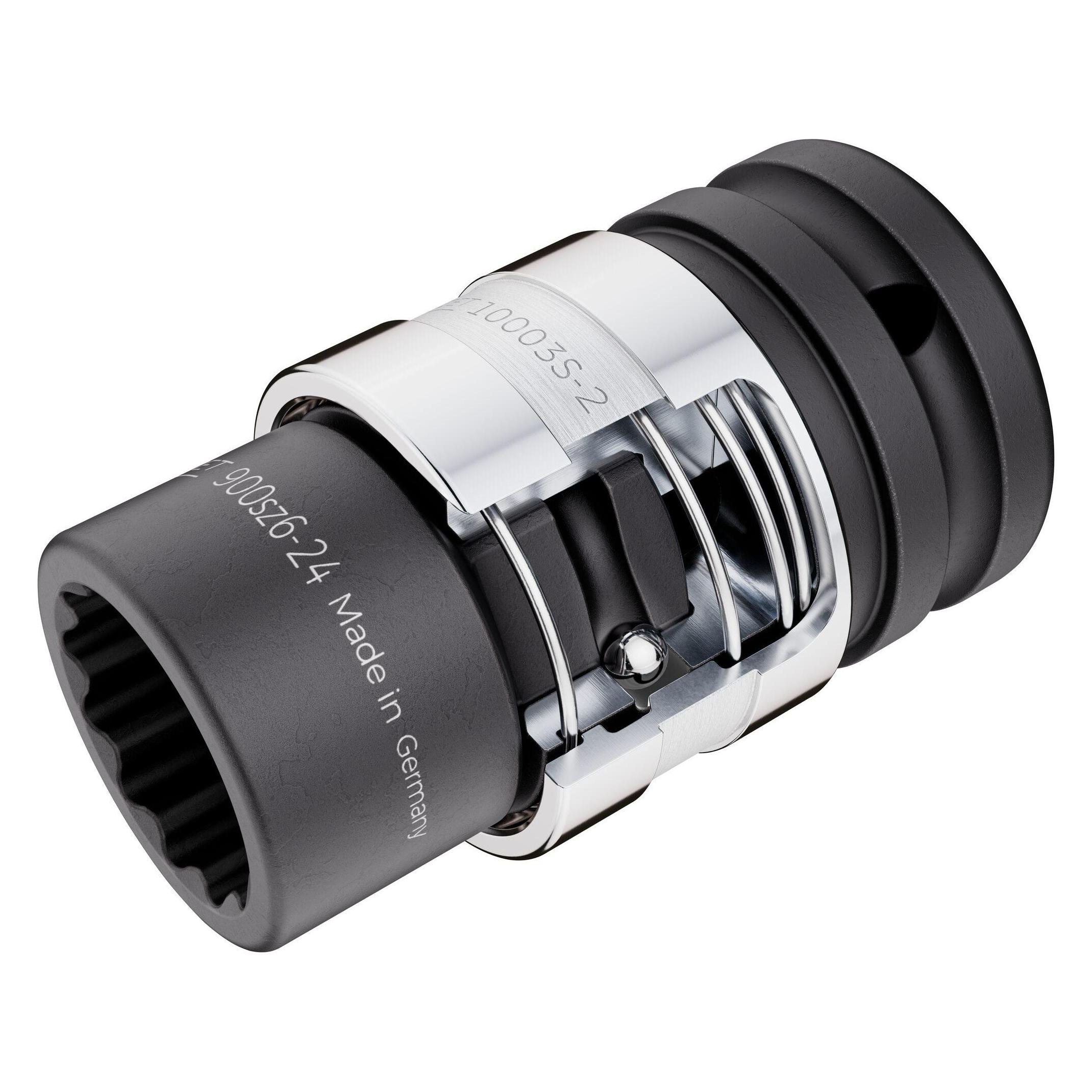 Hazet Schlag-, Maschinenschrauber Steckschlüsseleinsatz Doppelsechskant 900SZ6-21 Vierkant12,5 ... (21 mm) (900SZ6-21)