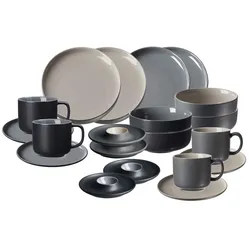 Ritzenhoff & Breker JASPER Frühstücks- & Brunch Service grau & schwarz 20-teilig