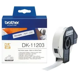 Brother Ordner-Etiketten »DK-11203« weiß