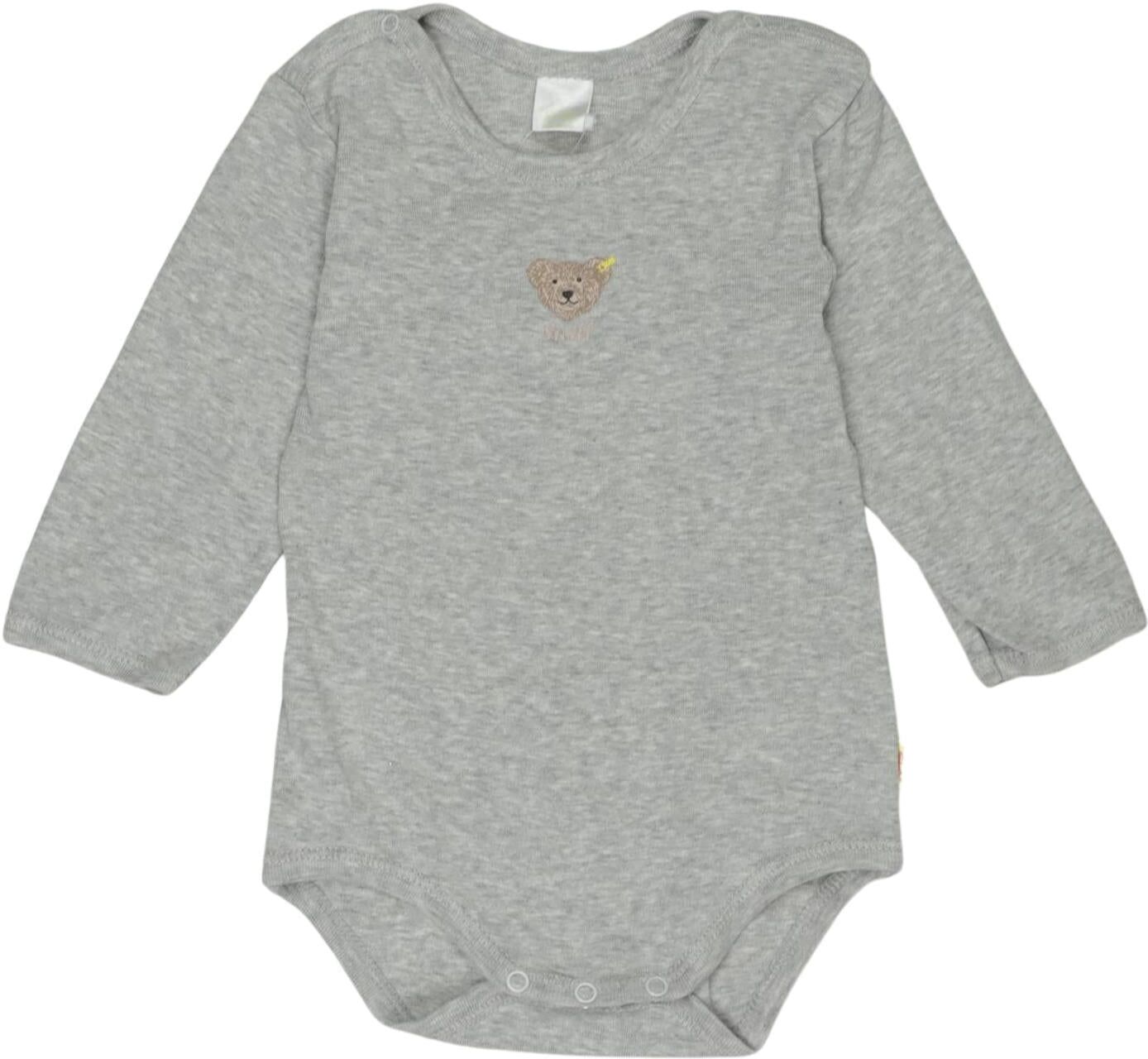 Steiff Mädchen Strampler, Grau, Gr. EU 68, Baumwolle - Second Hand