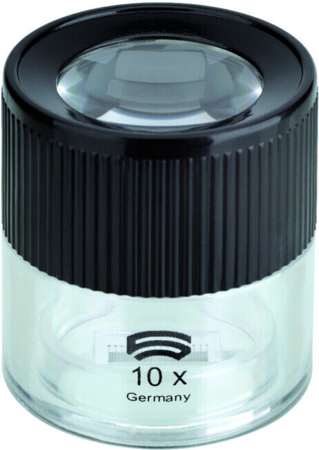 SCHWEIZER Loupe de table Basic-Line 10x D30 avec échelle (33300)