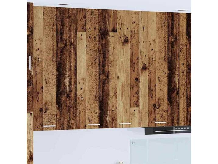 SOLDES D'HIVER®Placard de cuisine - Meuble haut - Armoire suspendue - Bois ancien - 60x31x100cm - Gain de place  99547 4935