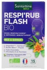 Santarome Bio - Respi'Rub Action Flash - Contre Les Coups de Froid 15 Comprimés - Boîte 15 comprimés
