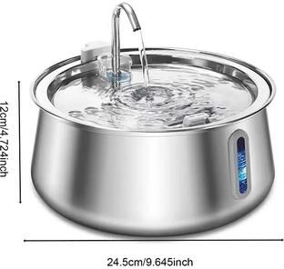 Uplift Treasures 4L Stainless Steel Automatic Pet Water Fountain only Pet Water