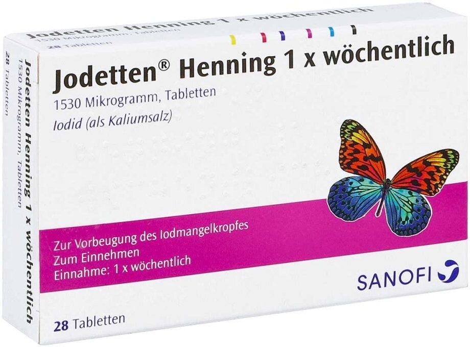 Jodetten Henning 1x wöchentlich 1530 Mikrogramm