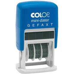 Colop, Stempel, Datumsstempel selbstfärbend mini-dater 160/L Abmessung der Stempelfläche: 24 x 11 mm Schreibfarbe...