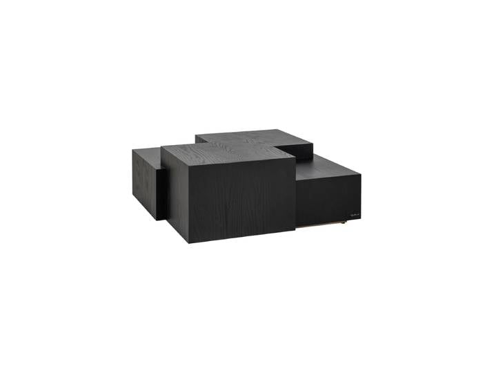 Grosser Design Couchtisch „Lennox“ Eiche Schwarzbraun Richmond Interiors