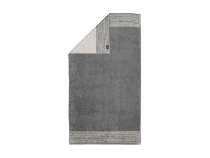 Duschtuch CAWÖ Two Tone , grau, B:80cm L:150cm, Baumwolle, Handtücher, Duschtuch