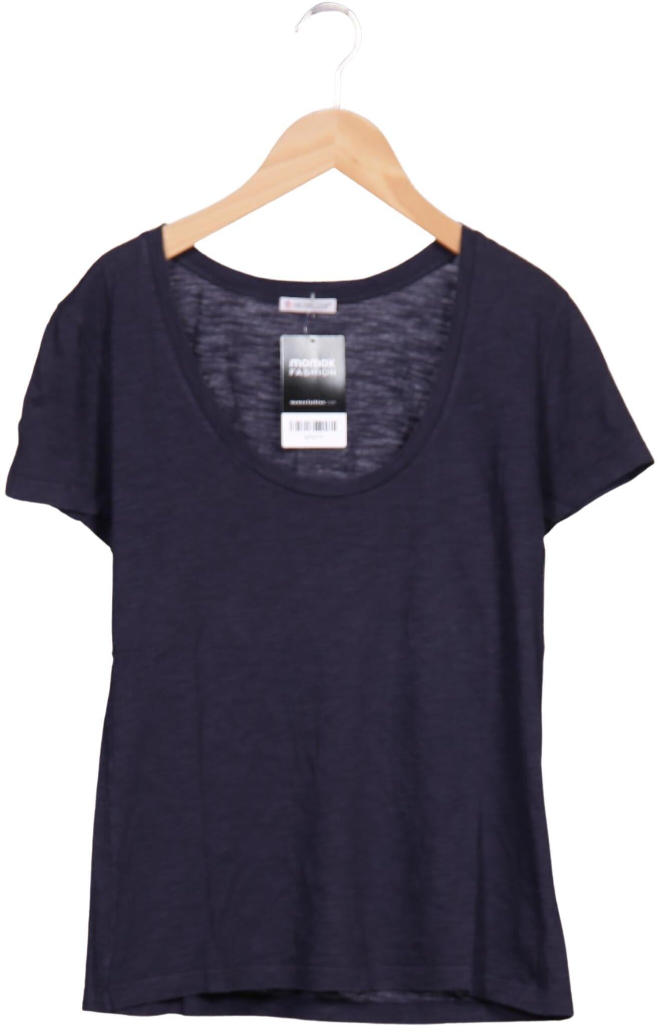 Moncler Damen T-Shirt, Marineblau, Gr. M, Baumwolle - Second Hand