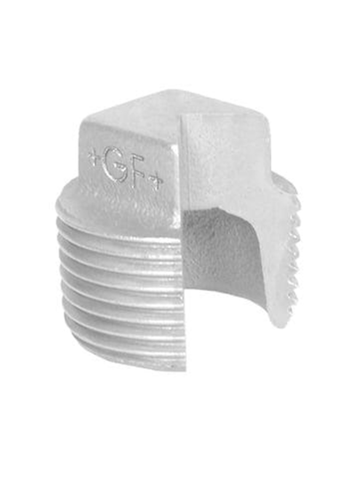+GF+ Plug plain galvanized 3
