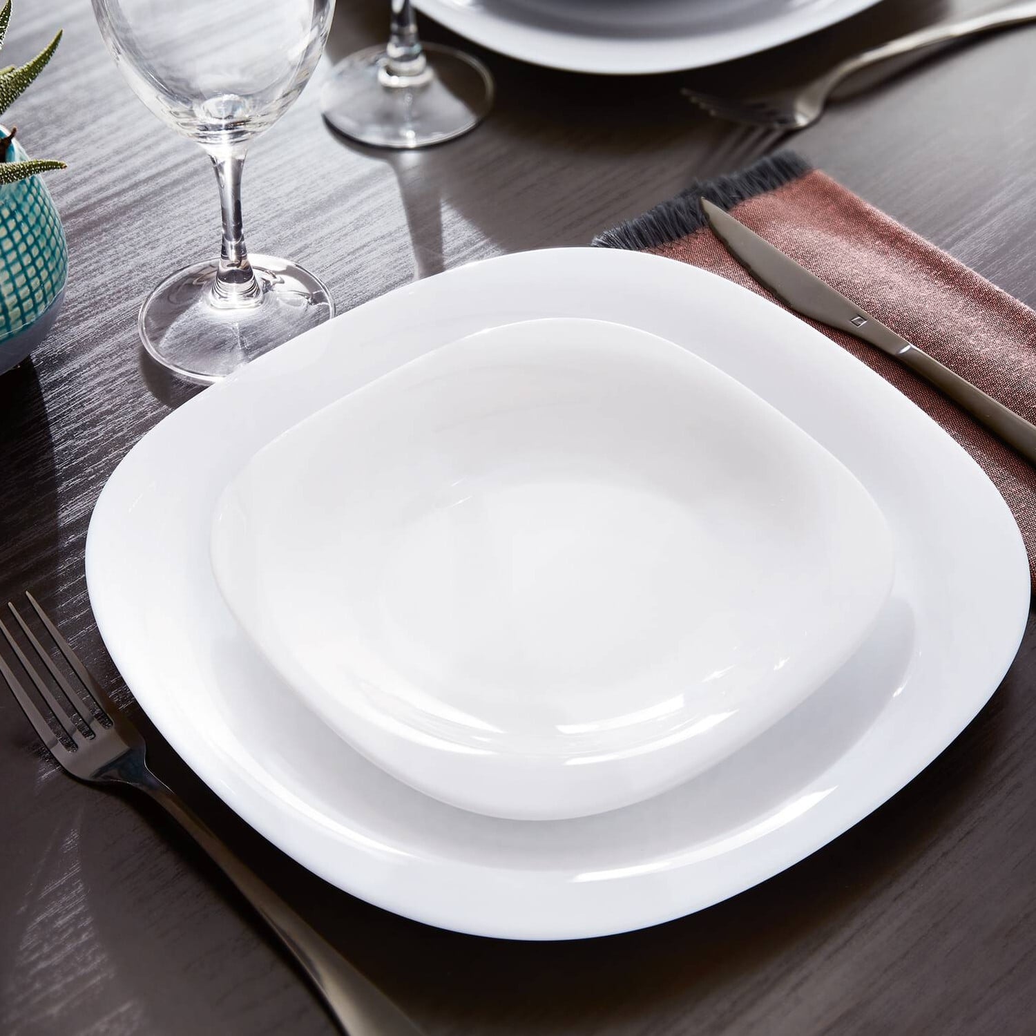 Luminarc Tafelservies Carine Neo Wit, 18-delig