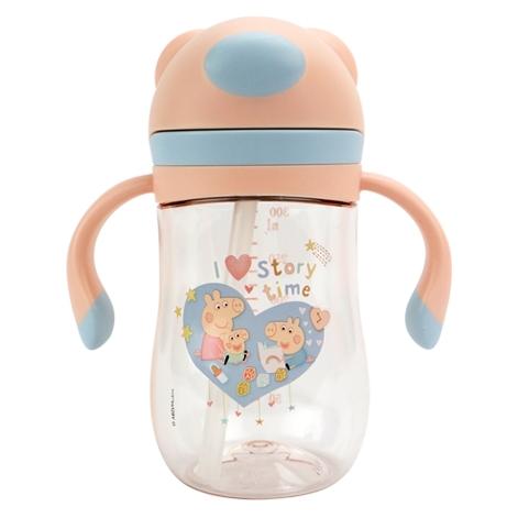 Nuby - Peppa Pig 1P Evie Straw Cup - Pink - 240 ml (240 ml) (5414959080979)