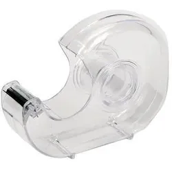 Handabroller 19mmx33m transparent Kunststoff unbestückt