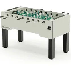 Sportime Tischkicker "Dragon Steel", Green Guardian vs. Yellow Dragon, Spielfeld: Rasen-Grün, Hamilton White