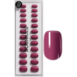DOONAILS Soft Gel Press Ons Bubblegum Short Square - rot