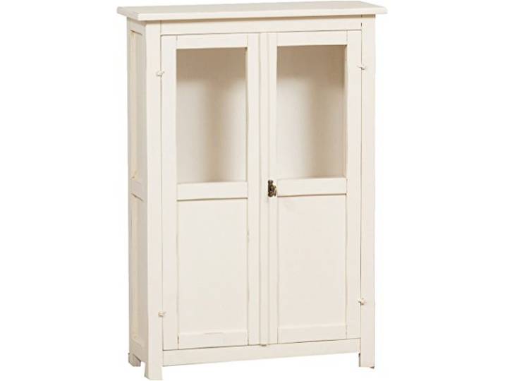 Biscottini Buffetschrank Holz massiv Made in Italy - Vitrinenschrank Vintage 68 x 25 x 98 cm - Küchenbuffet buffetschrank landhausstil - Wohnzimmer möbel