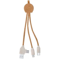 USB-Ladekabel aus natürlichem Kork