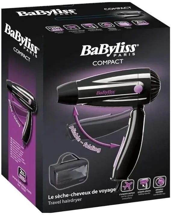 BaByliss Voyage 1200w mini phon da viaggio