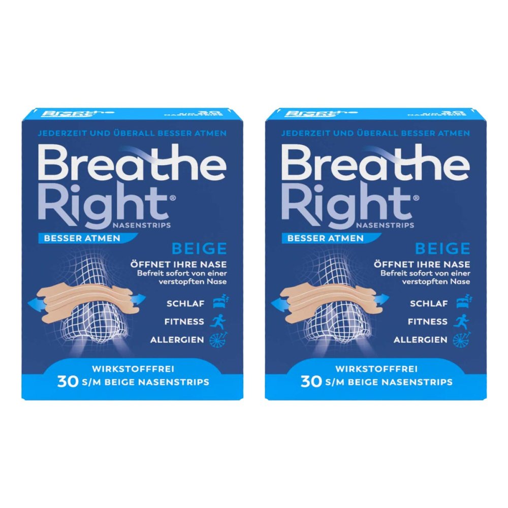 Pharma Netzwerk PNW GmbH Breathe Right Besser Atmen Nasenpfl.normal Beige 08108873